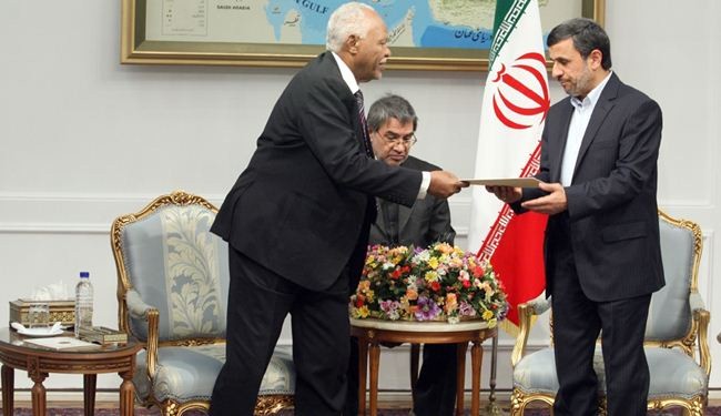تعزيز علاقات ايران والسودان يصب بمصلحة الشعبين
