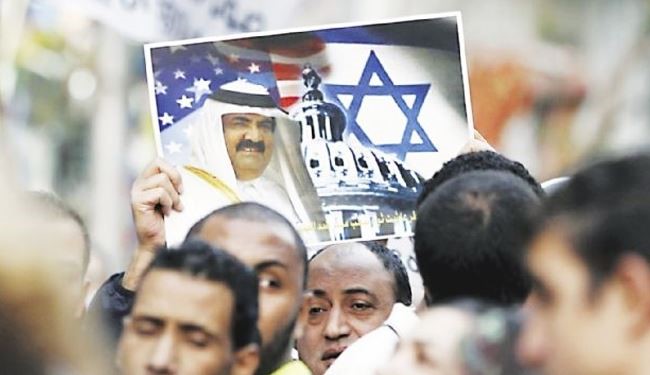 اعتراض تظاهرکنندگان مصری به دخالتهای قطر