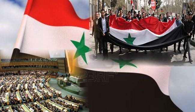 طلاب سوريون ينددون بمواقف الامم المتحدة من ازمة بلادهم