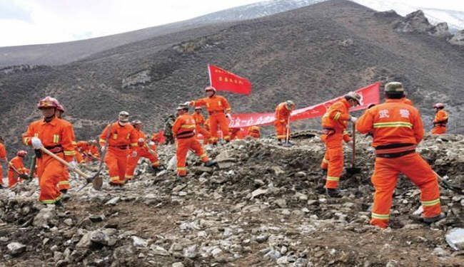 العثور على 59 جثة عقب انهيار ارضي في التبت