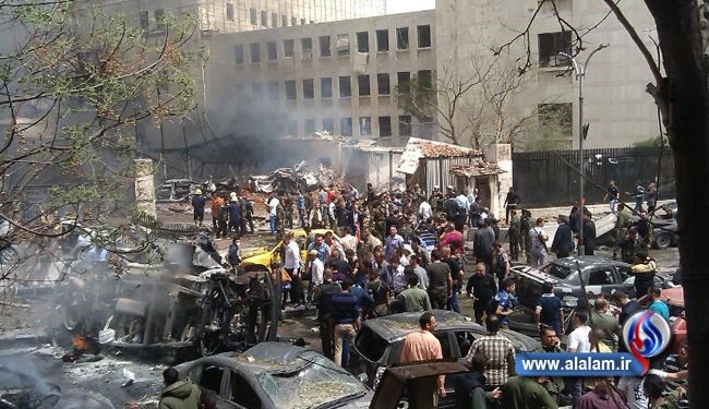 انفجار تروریستی نزدیک مدرسه‌ای در دمشق