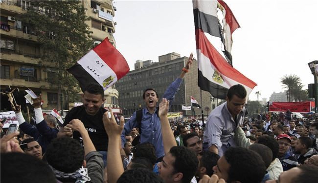 تظاهرات اعتراض آمیز اصحاب رسانه در مصر