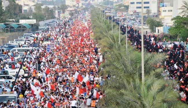 تظاهرات حاشدة في البحرين للمطالبة بالديمقراطية