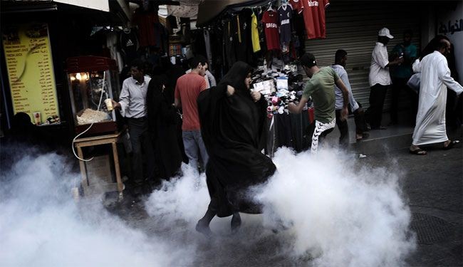الوفاق: سلطات البحرين تستخدم الغازات السامة للقتل
