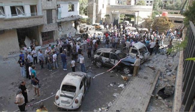 اصابة مسؤول سوري بانفجار عبوة ناسفة في دمشق