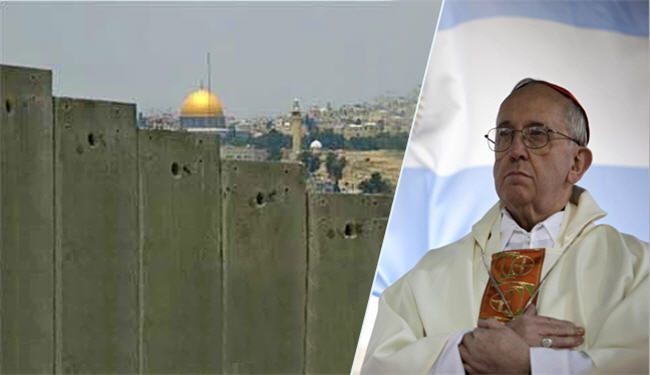 فلسطينيون يشكون ظلم تل ابيب لدى بابا الفاتيكان