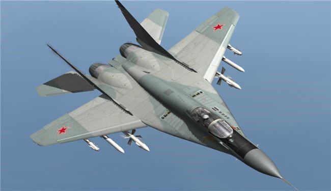 جنگنده های میگ-29 روسی در راه سوریه