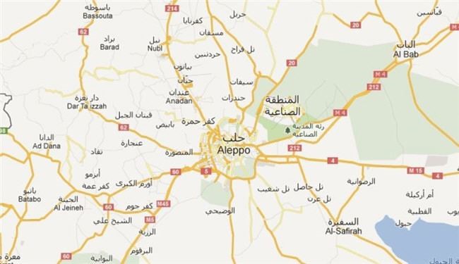 حمله خمپاره ای به شهرک های شیعه نشین حومۀ حلب