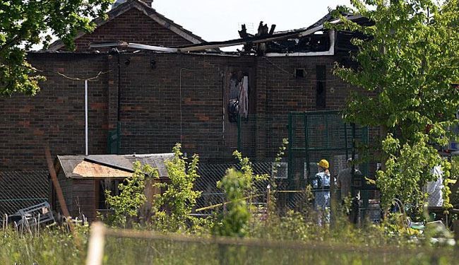 إحراق مدرسة إسلامية في لندن