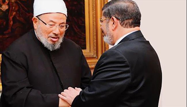 القرضاوي طلب من مرسي قطع العلاقات مع سوريا
