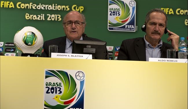 بلاتر يشيد بالبرازيل لتنظيمها كأس القارات