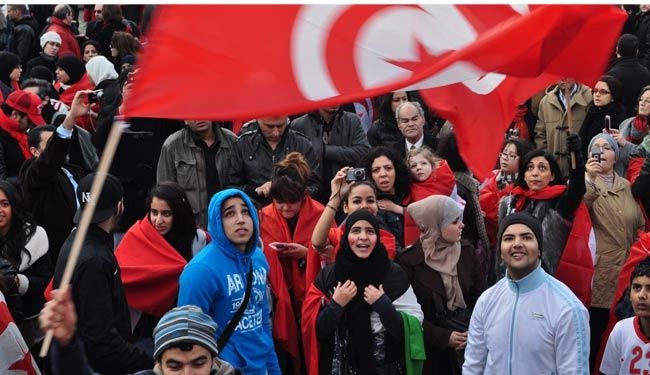 تظاهرات تونسی ها در اعتراض به رابطه با اسرائیل