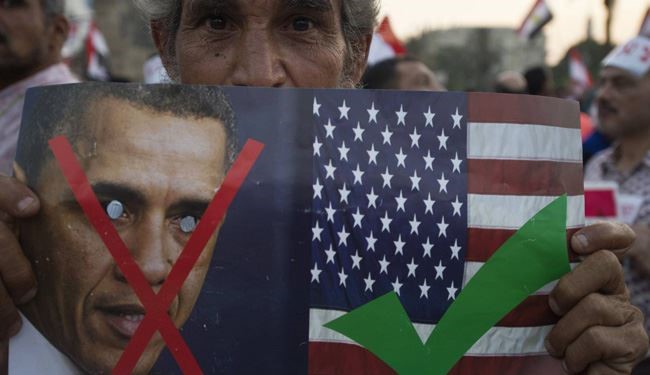 آمریکا در مصر چهره دوگانه ای به نمایش گذاشت