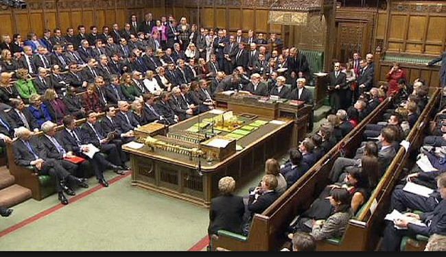 البرلمان البريطاني يقيد تسليح المعارضة السورية