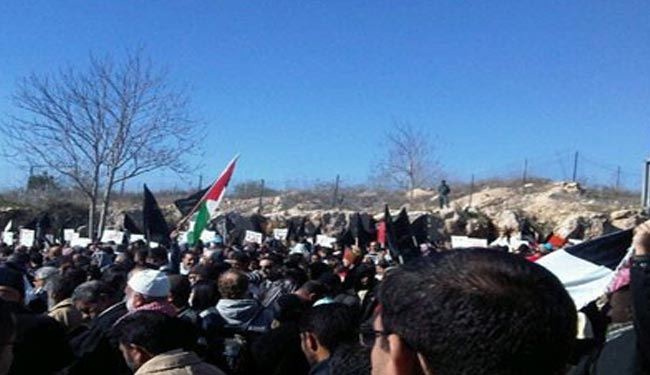 إضراب الغضب بالاراضي المحتلة وشرطة الاحتلال تقمع