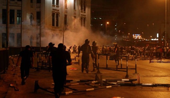 عشرات الاصابات باشتباكات ميدان رمسيس في القاهرة