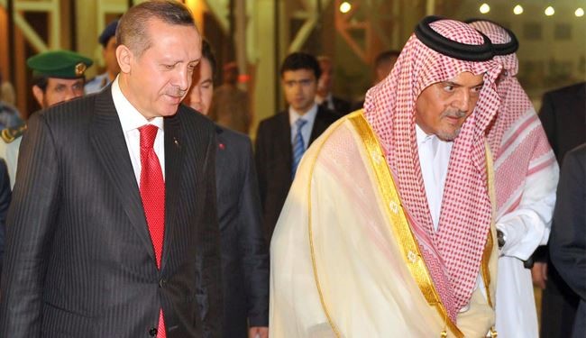 فریادهای اعتراضی اردوغان بر سر سعود الفیصل