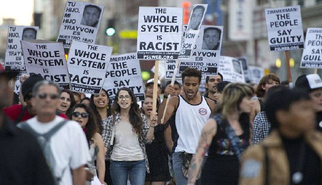 استمرار الاحتجاجات في لوس انجليس بعد تبرئة زيمرمان