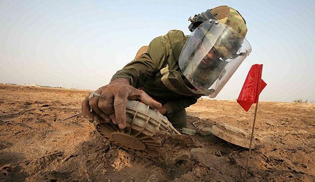 تطهير 4 ملايين هكتار من أراضي ايران الملوثة بالألغام