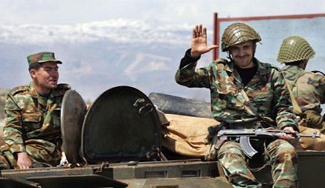 الجيش السوري يتابع عملياته ضد المسلحين