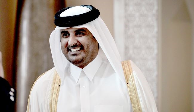 امیر قطر به رئیس مخالفان سوریه چه گفت؟