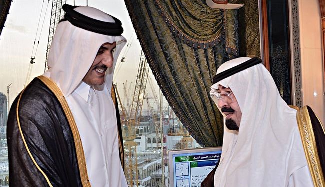 عکس امیر جدید قطر در نخستین سفر خارجی
