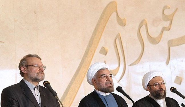 روحاني: معالجة المشاكل بحاجة لتعاون السلطات الثلاث