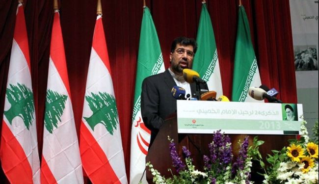 رکن آبادي: إیران مستمرّة بدعم المقاومة في لبنان وفلسطین