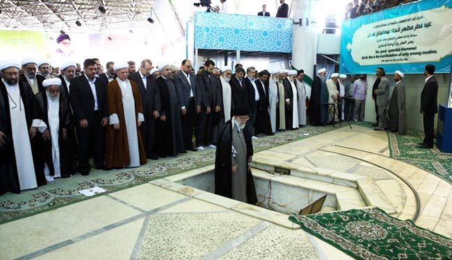 عکس های نماز عید فطر در دانشگاه تهران