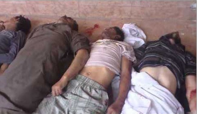 11 شخصاً ضحايا مجزرة جديدة للتکفیریين بريف حمص