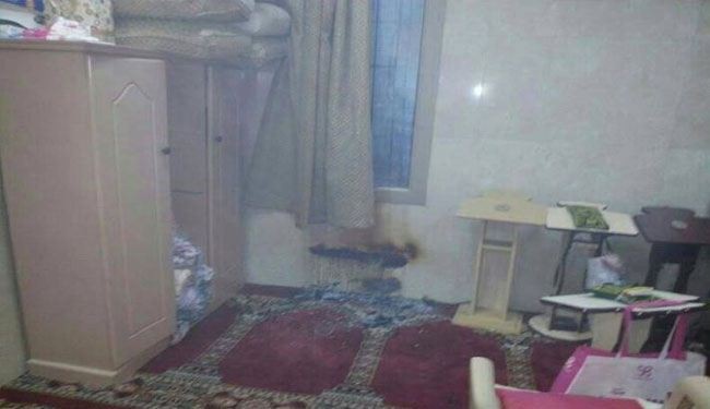 النظام البحريني يعتدي على مسجد بالمعامير