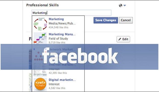 فيسبوك تختبر ميزة إضافة القدرات المهنية ضمن المعلومات الشخصية