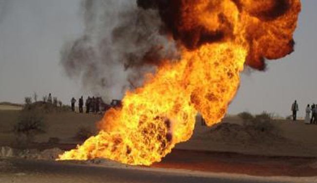 تفجير أنبوب لنقل النفط في مأرب شرقي اليمن