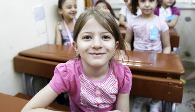عکس های کودکان سوری در نخستین روز مدرسه