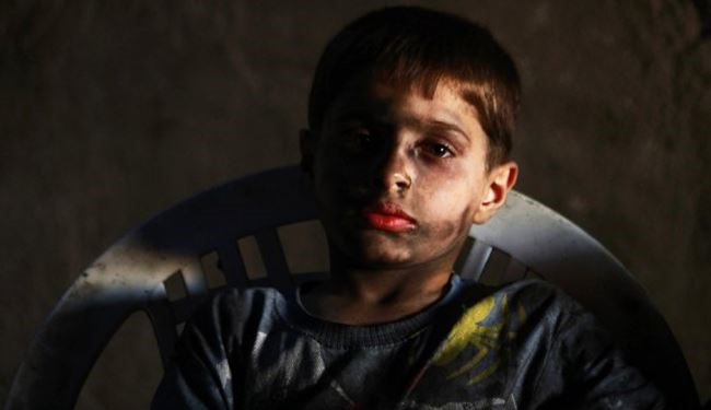 سوء استفاده از کودکان در جنگ سوریه + عکس