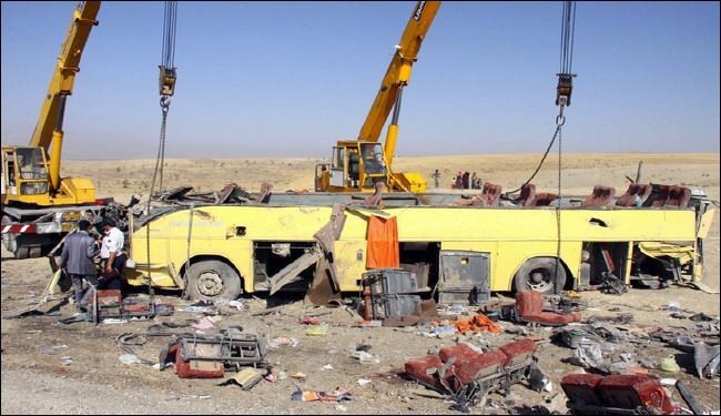 بالصور.. مقتل وإصابة 36 زائرا عراقيا بحادث في ايران