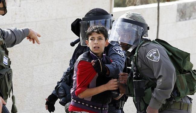 اسارت کودکان فلسطینی در شرایط غیر انسانی