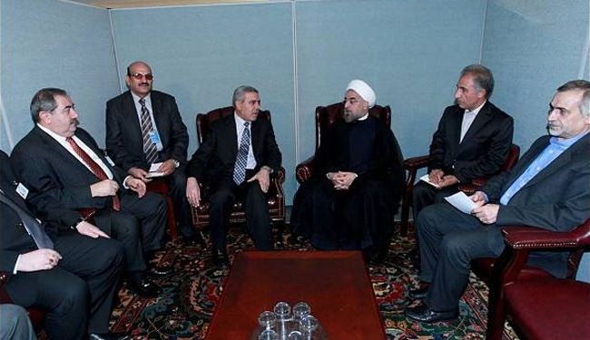 الرئيس روحاني يستقبل نائب الرئيس العراقي