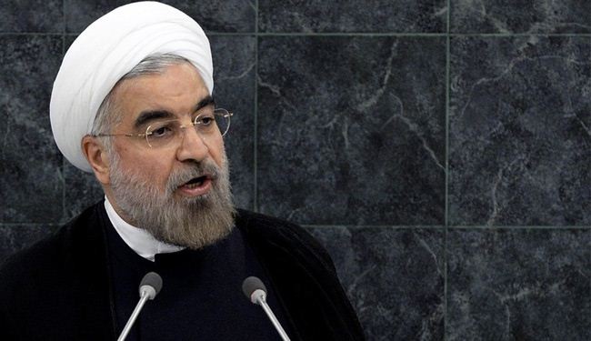 الرئيس روحاني: ينبغي مقاومة الارهاب بالمنطقة وخاصة في سوريا