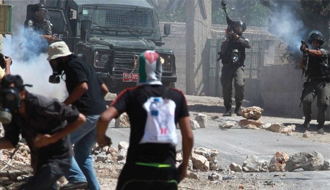 مواجهات مع الاحتلال واعتقال 4 فلسطينيين في نابلس