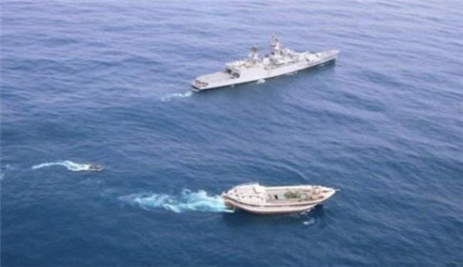 البحرية الايرانية تنقذ سفينة اخرى من القراصنة