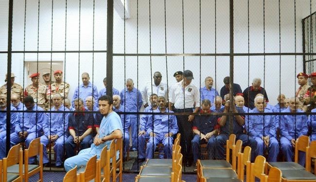 37 مسئول رژیم قذافی در دادگاه جنایی لیبی