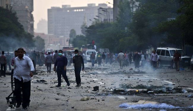 درگیری شدید مردم مصر با طرفداران اخوان