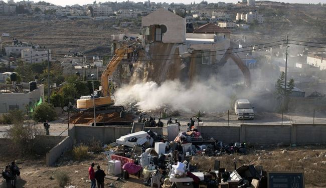 تخریب خانه یک فلسطینی در قدس شرقی + عکس