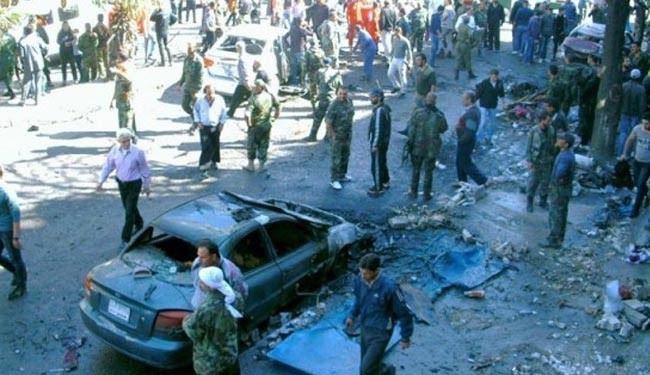 حملات خمپاره ای تروریست ها به حومه دمشق