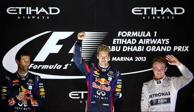 فيتل يحرز المركز الأول في سباق أبو ظبي