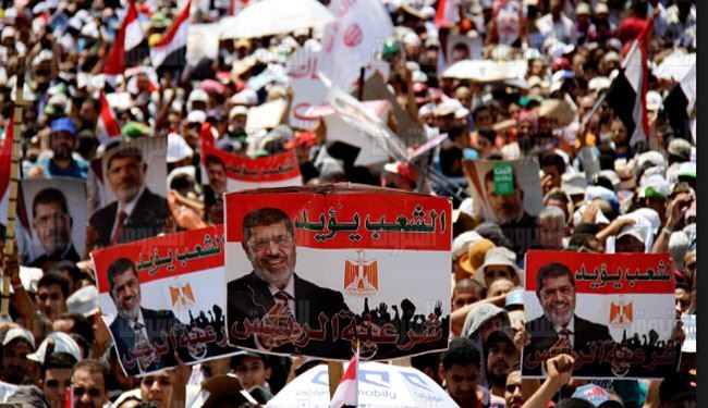مظاهرات مؤيدة لمرسي في القاهرة وبعض المحافظات