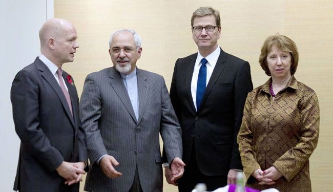 اجتماع بين وزراء خارجية ايران وبريطانيا والمانيا واشتون