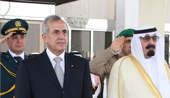 الرئيس اللبناني يلتقي الملك السعودي