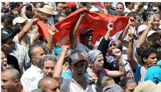 فراخوان جبهه مخالفان برای تظاهرات در تونس